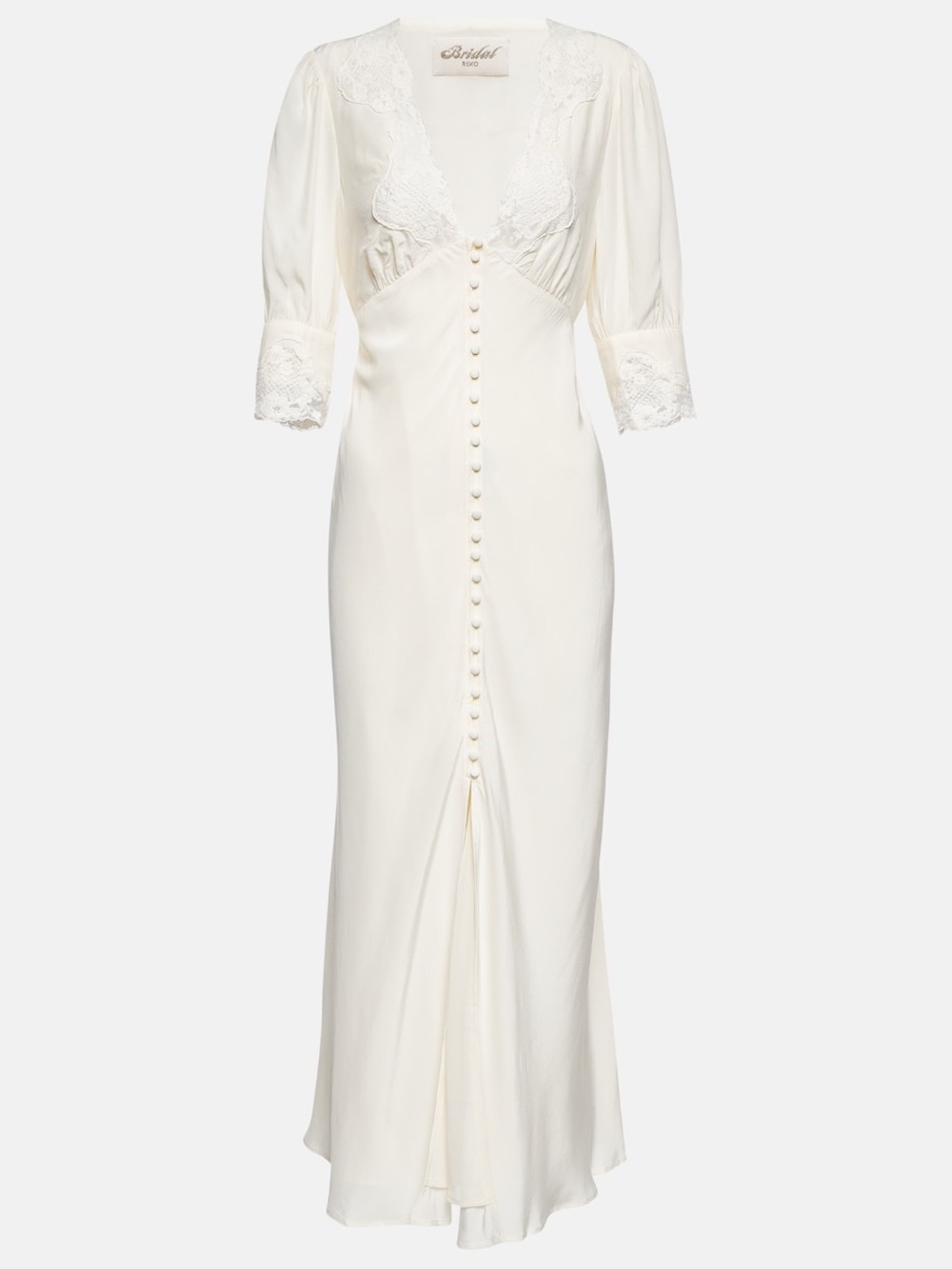Like New - RIXO Bridal Simone Embroidered Maxi Dress (US 16)